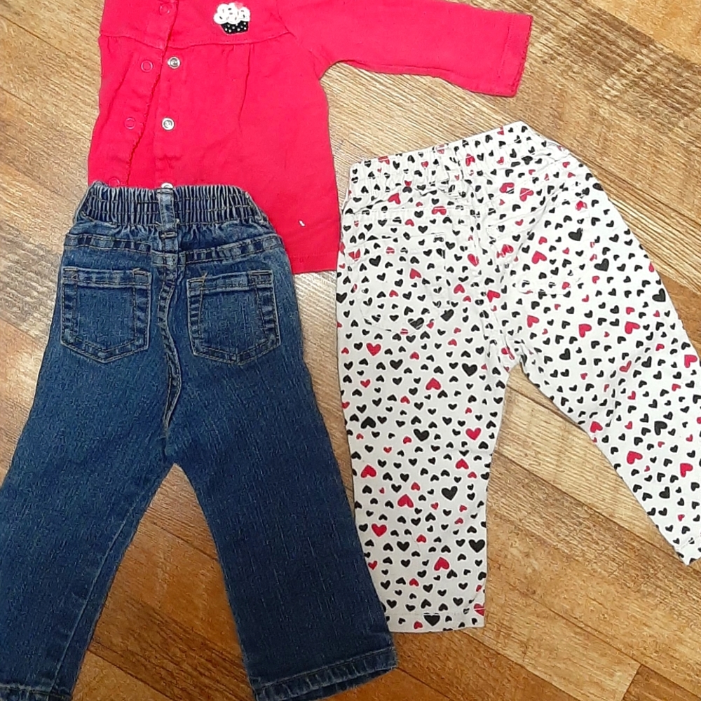 Baby girl 12 mo 4 pc bundle